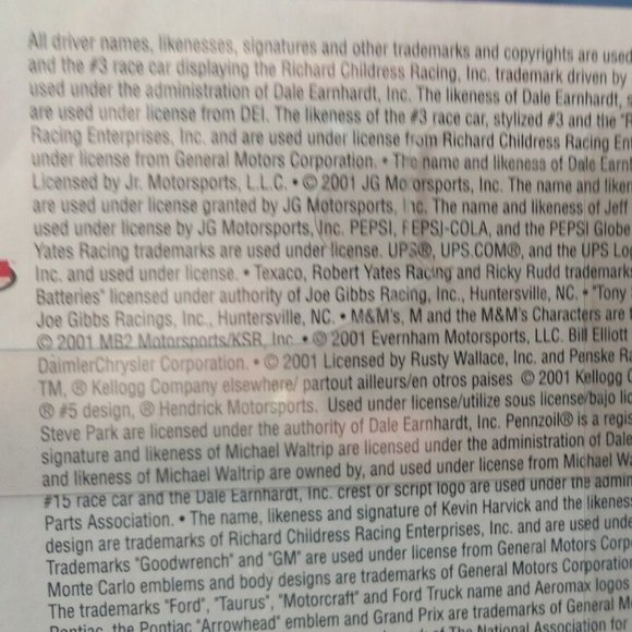 Action 2002 Chevrolet Monte Carlo #3 Dale Earnhardt Jr Oreo/Ritz 1:24 Diecast - Picture 9 of 9